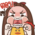 Pukpang Animated 3 Sticker for LINE & WhatsApp | ZIP: GIF & PNG