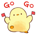 Soft and cute chick2 (animation) Sticker for LINE & WhatsApp | ZIP: GIF & PNG