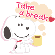 Thoughtful Snoopy Stickers Free Thoughtful Snoopy Stickers LINE sticker for WhatsApp