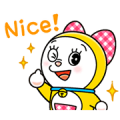Dorami on the Move Sticker for LINE & WhatsApp | ZIP: GIF & PNG