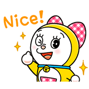 Dorami on the Move Sticker for LINE & WhatsApp | ZIP: GIF & PNG