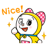 Dorami on the Move Dorami on the Move Sticker for LINE & WhatsApp | ZIP: GIF & PNG