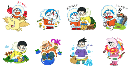 Line Pokopoko Doraemon The Movie 17 Sticker For Line Whatsapp Telegram Android Iphone Ios