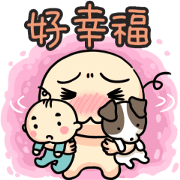 Wan Wan's Dramatic Life! Sticker for LINE & WhatsApp | ZIP: GIF & PNG
