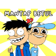 Dalang Pelo × Si Juki Sticker for LINE & WhatsApp | ZIP: GIF & PNG