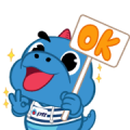 Godji and Friends: Summer Collection Sticker for LINE & WhatsApp | ZIP: GIF & PNG