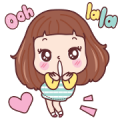 Miedie Oohlala Sticker for LINE & WhatsApp | ZIP: GIF & PNG