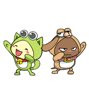 PiPoYa: Cute Friendship Sticker for LINE & WhatsApp | ZIP: GIF & PNG
