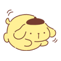 Pompompurin's Chowtime Sticker for LINE & WhatsApp | ZIP: GIF & PNG