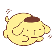 Pompompurin's Chowtime Pompompurin's Chowtime Sticker for LINE & WhatsApp | ZIP: GIF & PNG