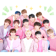 SEVENTEEN HARU Ver. Sticker for LINE & WhatsApp | ZIP: GIF & PNG