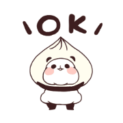Yururin Panda: Omekashi Edition Sticker for LINE & WhatsApp | ZIP: GIF & PNG