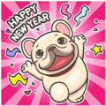 [BIG] PIGU Year-End Stickers Sticker for LINE & WhatsApp | ZIP: GIF & PNG