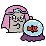 Boo-chan x Talk Fortune Boo-chan x Talk Fortune Sticker for LINE & WhatsApp | ZIP: GIF & PNG