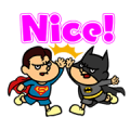 DC Super Heroes vs Eagle Talon Sticker for LINE & WhatsApp | ZIP: GIF & PNG