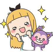 Elissy in Sweets Land 2 Elissy in Sweets Land 2 Sticker for LINE & WhatsApp | ZIP: GIF & PNG