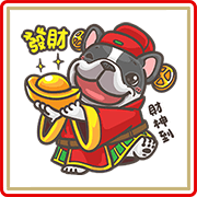 Hanji CNY Stickers Sticker for LINE & WhatsApp | ZIP: GIF & PNG