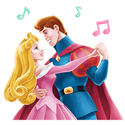 Sleeping Beauty (Special Event - Magical Book) Sleeping Beauty (Special Event) Sticker for LINE & WhatsApp | ZIP: GIF & PNG