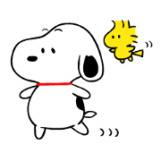 Snoopy Onomatopoeia Stickers Sticker for LINE & WhatsApp | ZIP: GIF & PNG