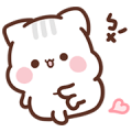Sweet House: Lazy Kitten Daily Sticker for LINE & WhatsApp | ZIP: GIF & PNG