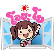 Yayo-chan 2 Sticker for LINE & WhatsApp | ZIP: GIF & PNG