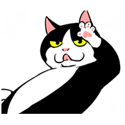 A Little Fat Cat Anime 3 (Chinese Ver.) Sticker for LINE & WhatsApp | ZIP: GIF & PNG