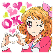 AIKATSU! Talking Stickers Sticker for LINE & WhatsApp | ZIP: GIF & PNG