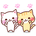 Animated Cats 2 Sticker for LINE & WhatsApp | ZIP: GIF & PNG