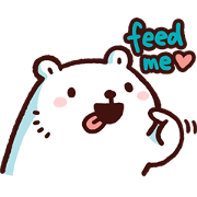 Bac Bac's Diary 5: What Do We Eat Today? Bac Bac's Diary 5: What Do We Eat Today? Sticker for LINE & WhatsApp | ZIP: GIF & PNG