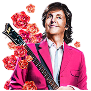 Chat with Paul McCartney Chat with Paul McCartney Sticker for LINE & WhatsApp | ZIP: GIF & PNG