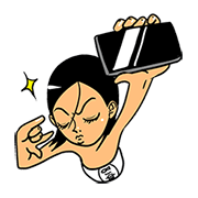 Chic Prickly Sticker for LINE & WhatsApp | ZIP: GIF & PNG