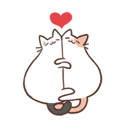 Coko's MixFlavor! Flighty Cat! Coko's MixFlavor! Flighty Cat! Sticker for LINE & WhatsApp | ZIP: GIF & PNG