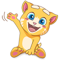 Cute Ginger Sticker for LINE & WhatsApp | ZIP: GIF & PNG