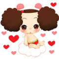 Ddung, Queen of Charm Sticker for LINE & WhatsApp | ZIP: GIF & PNG