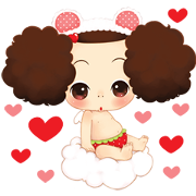 Ddung, Queen of Charm Ddung, Queen of Charm Sticker for LINE & WhatsApp | ZIP: GIF & PNG