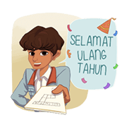 Dilan Movie Stickers Dilan Movie Stickers Sticker for LINE & WhatsApp | ZIP: GIF & PNG