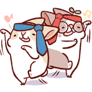 Fattubo New Life Stickers - Overworked 2 Sticker for LINE & WhatsApp | ZIP: GIF & PNG