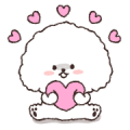 Fluffy Sechon Sticker for LINE & WhatsApp | ZIP: GIF & PNG