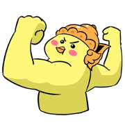 Garu the Baby Garuda Sticker for LINE & WhatsApp | ZIP: GIF & PNG