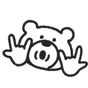 KETAKUMA Big Face Sticker for LINE & WhatsApp | ZIP: GIF & PNG