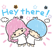 Little Twin Stars: Hand-Drawn Stickers Sticker for LINE & WhatsApp | ZIP: GIF & PNG