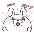 Rabbit 100% Custom Stickers Sticker for LINE & WhatsApp | ZIP: GIF & PNG