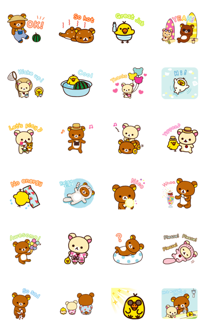 Cute cartoon whatsapp sticker