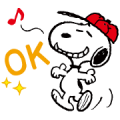 SNOOPY～PEANUTS SPORTS～ Sticker for LINE & WhatsApp | ZIP: GIF & PNG