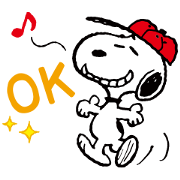 SNOOPY～PEANUTS SPORTS～ Sticker for LINE & WhatsApp | ZIP: GIF & PNG