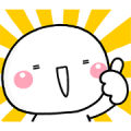 Shiromaru Polite Pop-Up Stickers Sticker for LINE & WhatsApp | ZIP: GIF & PNG