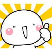 Shiromaru Polite Pop-Up Stickers Shiromaru Polite Pop-Up Stickers Sticker for LINE & WhatsApp | ZIP: GIF & PNG