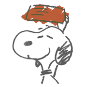Snoopy Rough Sketches Sticker for LINE & WhatsApp | ZIP: GIF & PNG