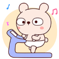 Sporting Lengtoo Baby Sticker for LINE & WhatsApp | ZIP: GIF & PNG