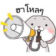 Very Miss Rabbit: Lovely Sticker for LINE & WhatsApp | ZIP: GIF & PNG